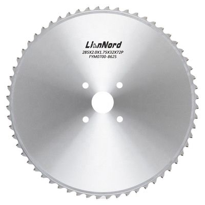 Op maat gemaakte steun legering cirkelvormig koudzaagblad voor het snijden van metalen met hoge precisie
