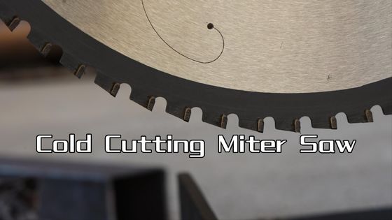 Vinnige carbide tanden Miter zag mes voor het snijden van metaalmateriaal