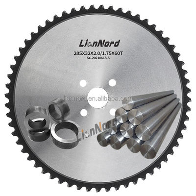 Wolframcarbide cirkelzaagblad 54-120 Tanden 285*1.75*32mm voor roestvrij staal