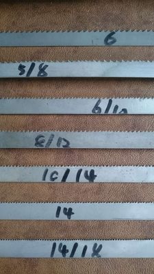 Metalen snijzaagblad 0,6 mm dikte en 14/18 tanden per inch voor verschillende toepassingen