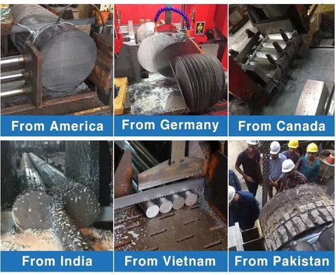 Krachtige motor automatische metalen snijband zagmachine met verstelbare snij snelheid
