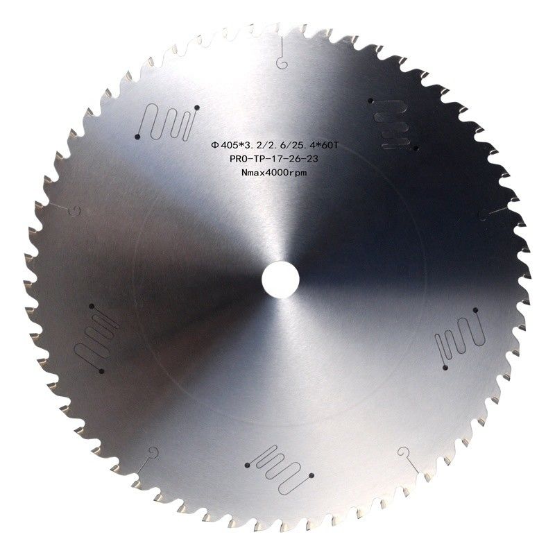 60/80/100/120 Tanden Type Carbide Tipped Circular Saw Blade voor aluminium zagmachine